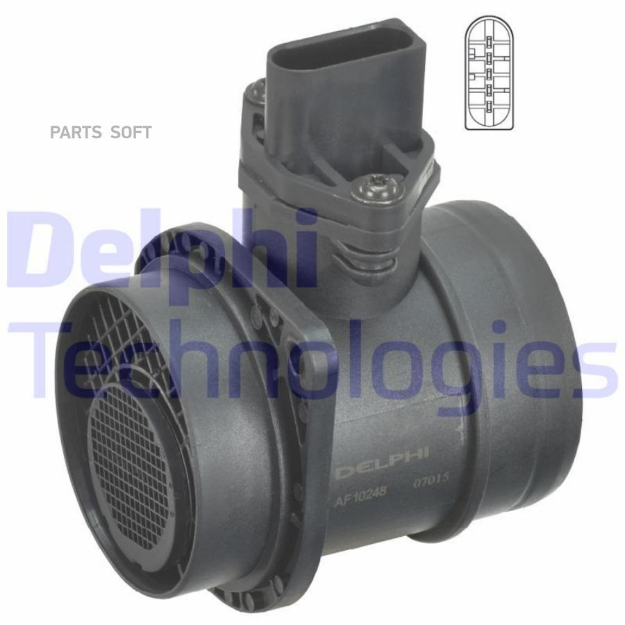 Delphi Датчик Массового Расхода Воздуха Af10248-12b1 Delphi  AF1024812B1