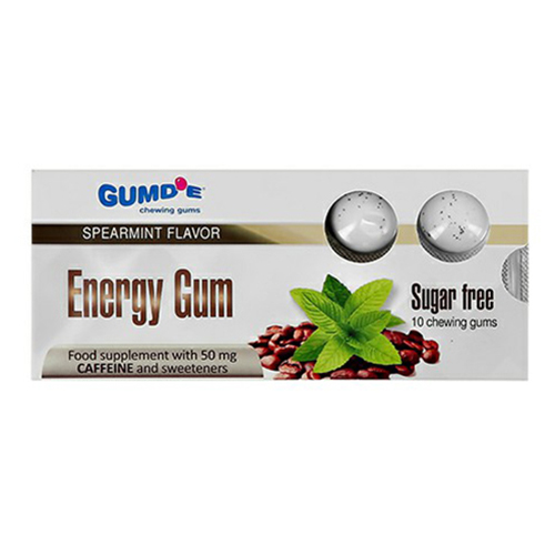 

Жевательная резинка Gumde chewing gums Energy со вкусом мяты 10 шт 20 г