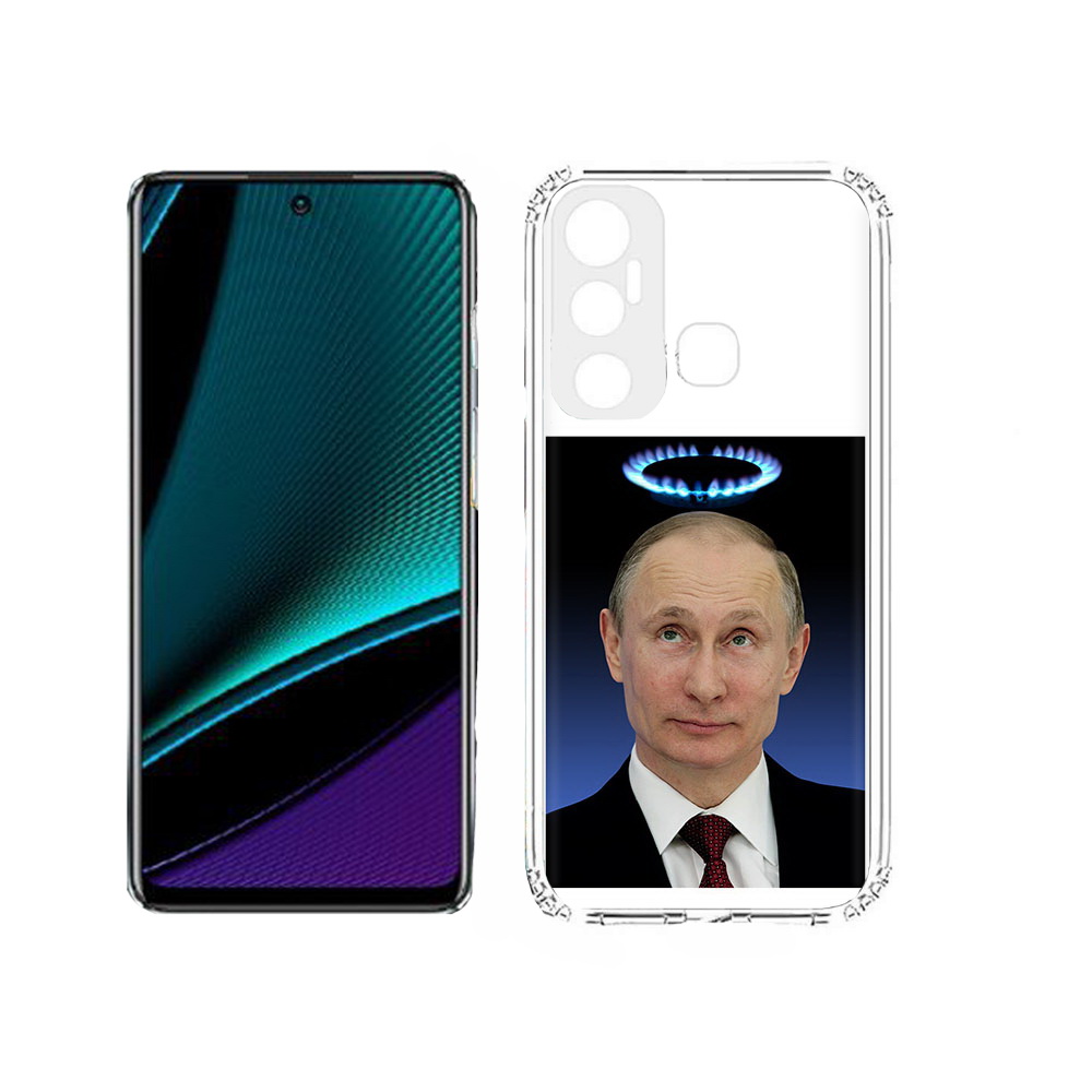 

Чехол MyPads Tocco для Infinix Hot 11s святой газ, Прозрачный, Tocco