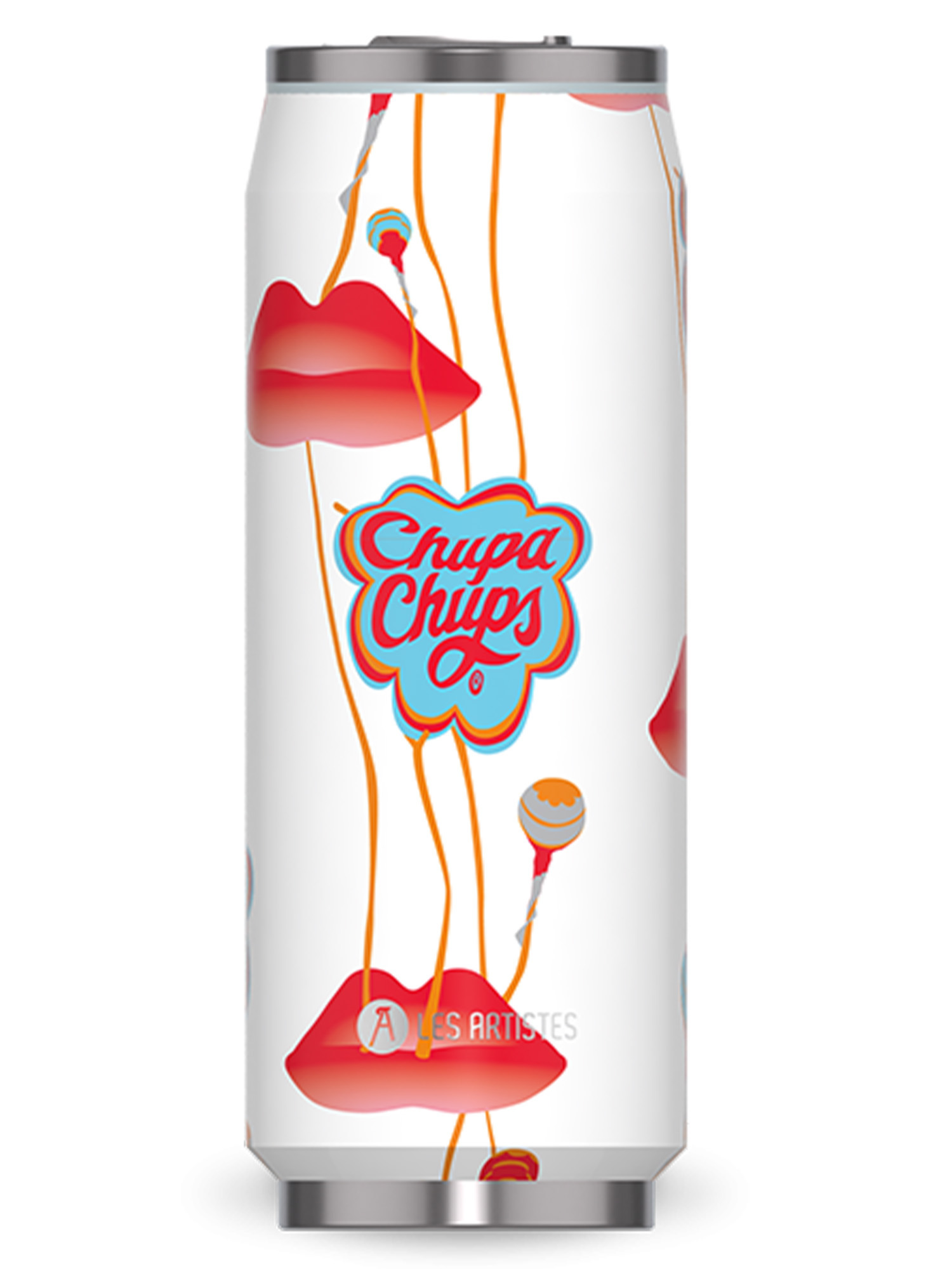 

Термобанка Les Artistes Thermocan 500Ml Chupa Kiss Mat (Б/Р) 2024, Белый;красный, Thermocan 500Ml