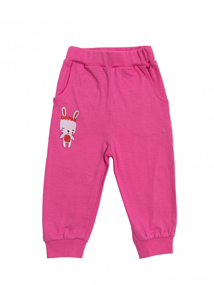 Брюки детские TAKRO Bunny, розовый, 74 manymonths штанишки леггинсы детские