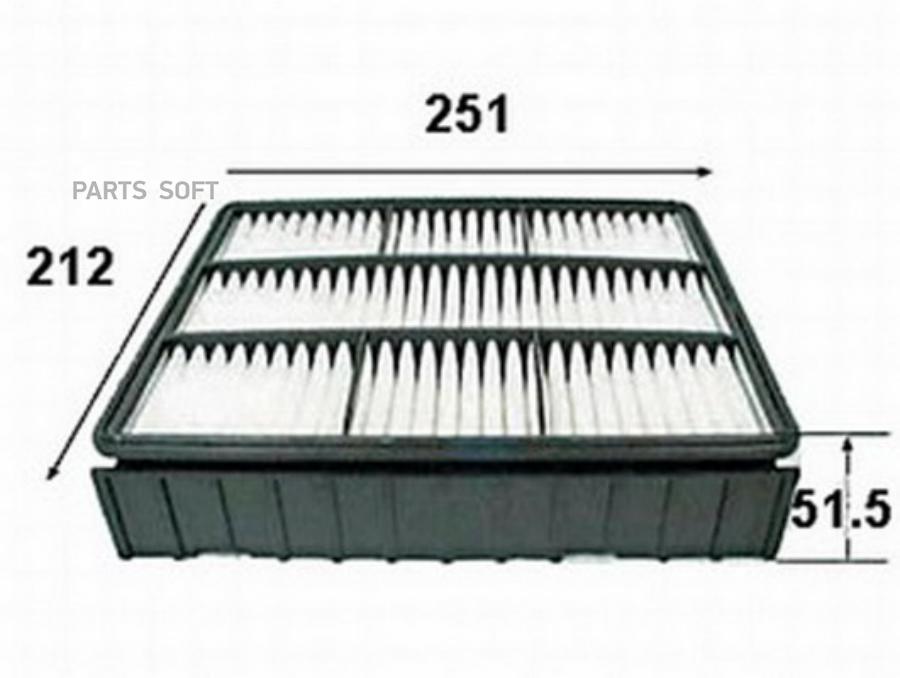 

Фильтр воздушный Peugeot 206/307/307 Break 01>15 Ford Fiesta V/Fiesta V Van/Fusion 01>12 C