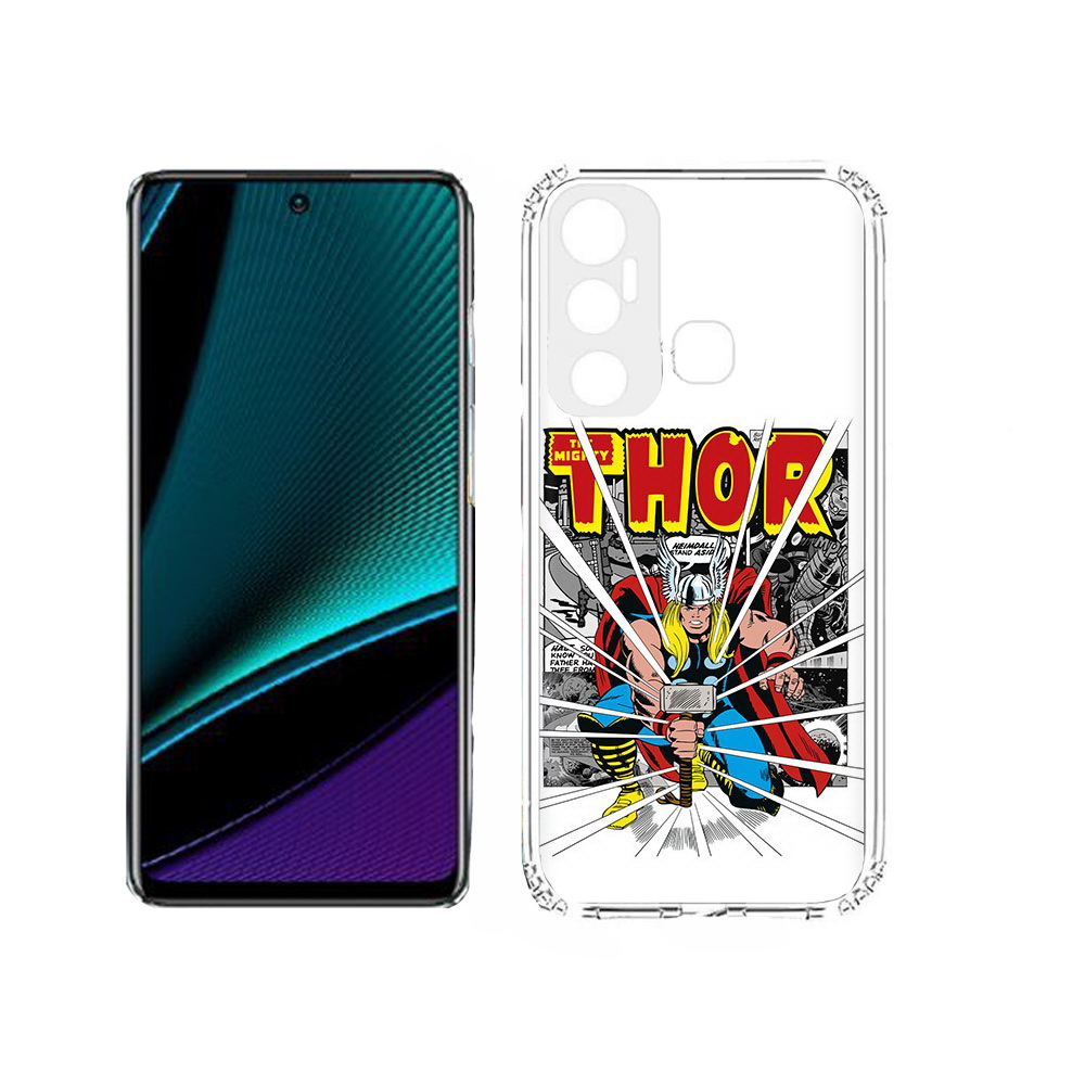

Чехол MyPads Tocco для Infinix Hot 11s тор рисунок, Прозрачный, Tocco