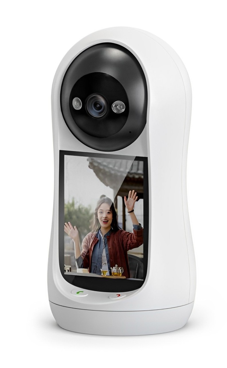 

Wi-Fi камера с функцией видеозвонка CARCAM 3MP PTZ Video Call Camera V380Q23-WiFi, Белый, V380Q23-WiFi