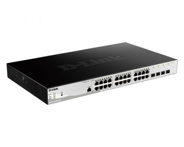 Коммутатор D-Link DGS-1210-28MP/ME/B2A Black