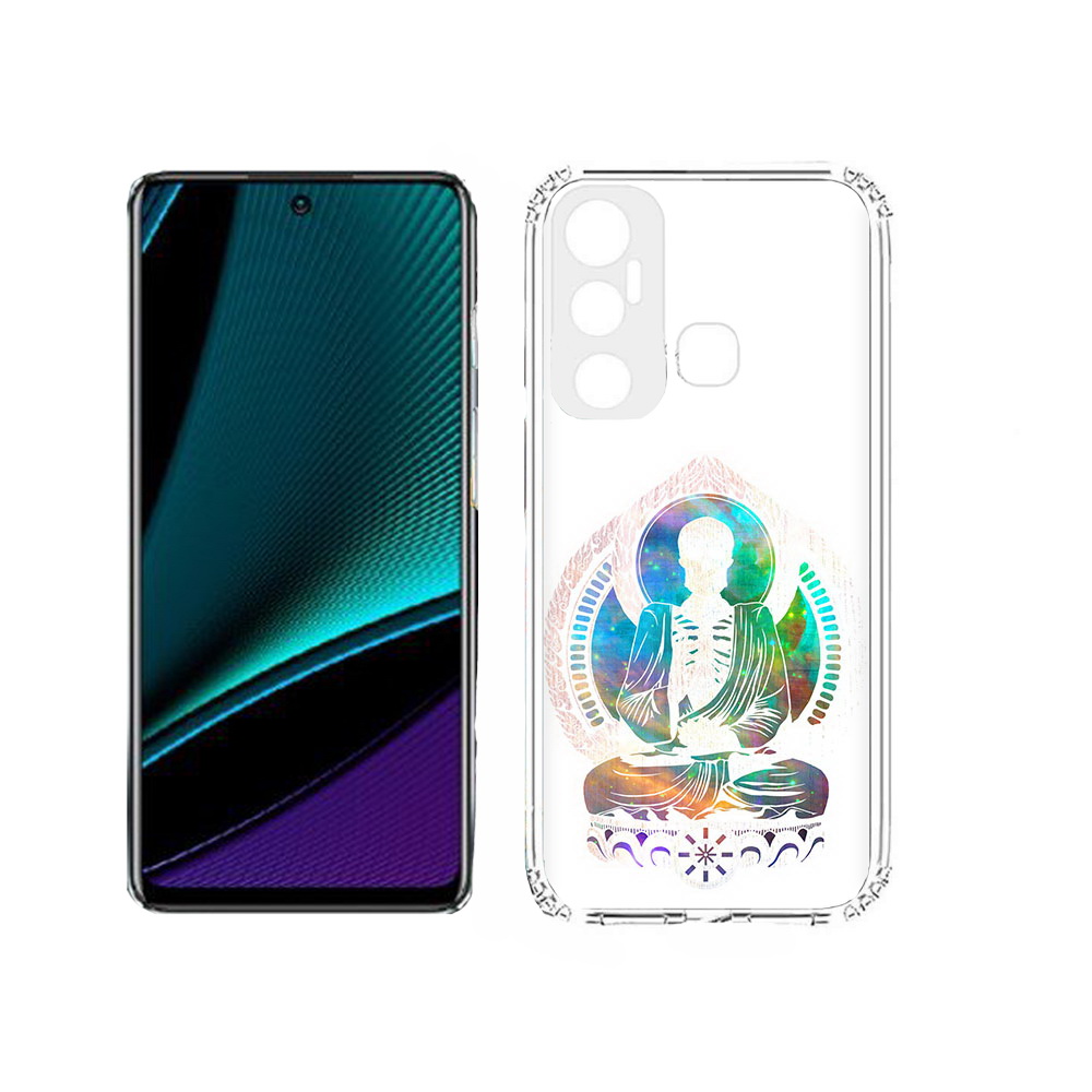 

Чехол MyPads Tocco для Infinix Hot 11s умный скелет, Прозрачный, Tocco