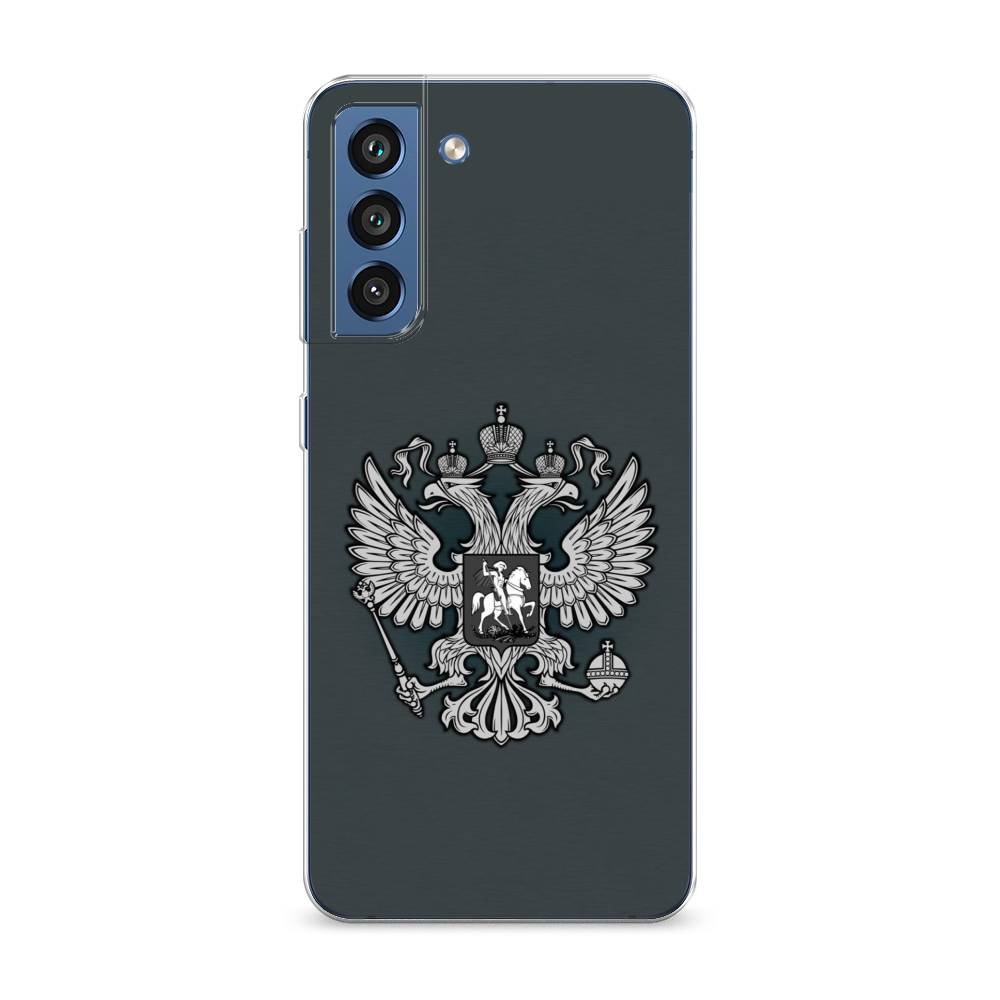 фото Чехол awog "герб россии серый" для samsung galaxy s21 fe 5g
