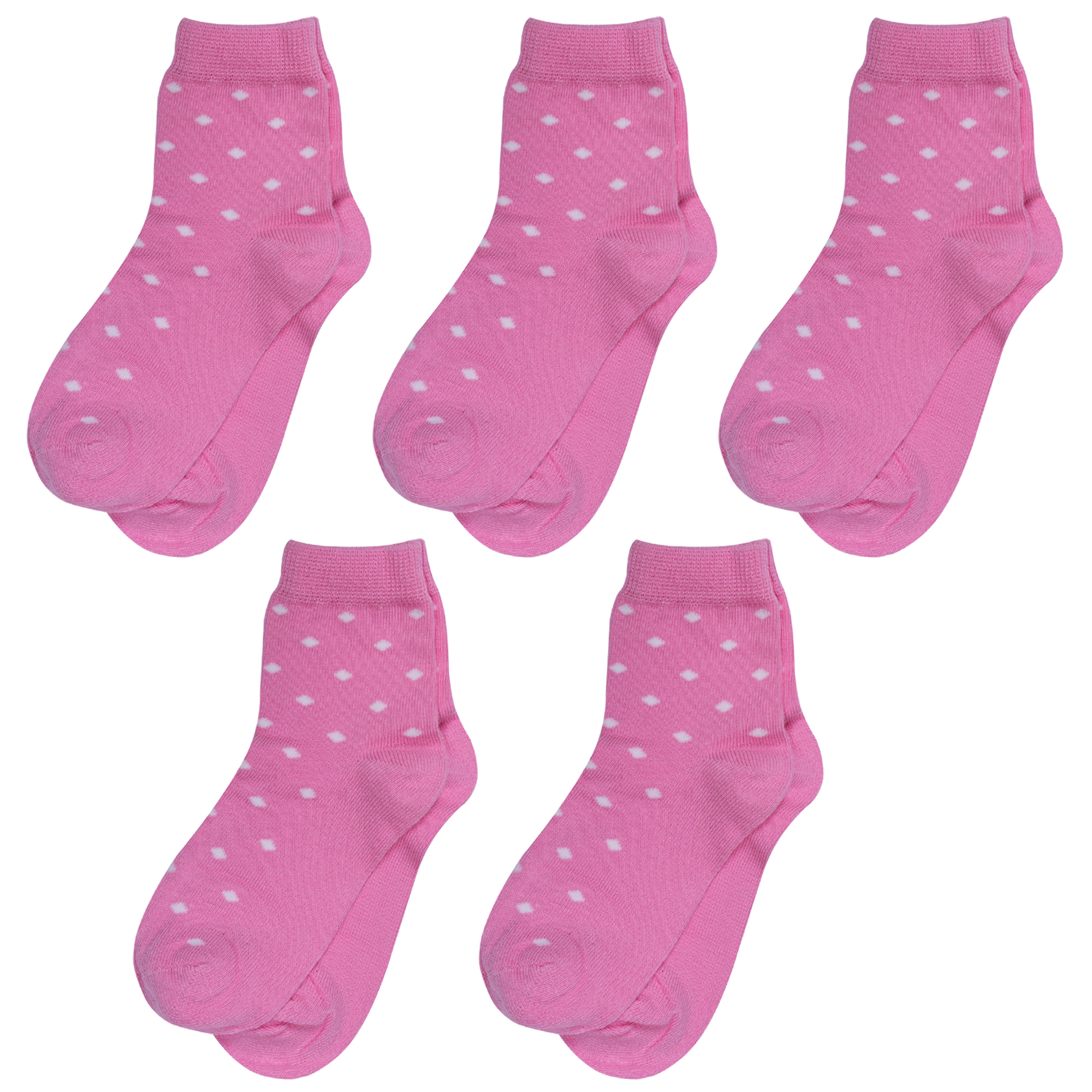 

Носки для девочек Rusocks 5-Д-45 цв. розовый; белый р. 26-28, 5-Д-45