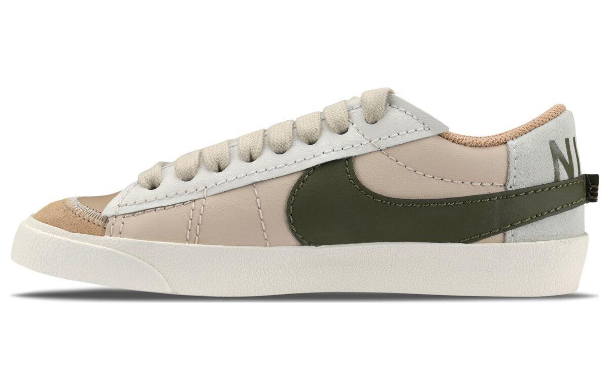 

Кеды унисекс Nike Blazer Low '77 jumbo бежевые 36 EU, Бежевый, Blazer Low '77 jumbo