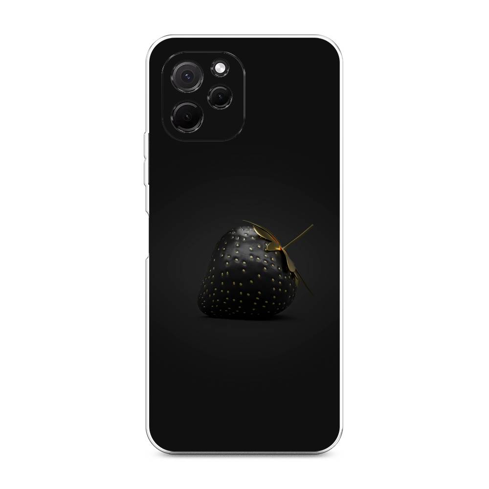 

Чехол Awog на HuaweI Nova Y61 "Черная клубника", Золотистый;черный;серый, 6120050-10