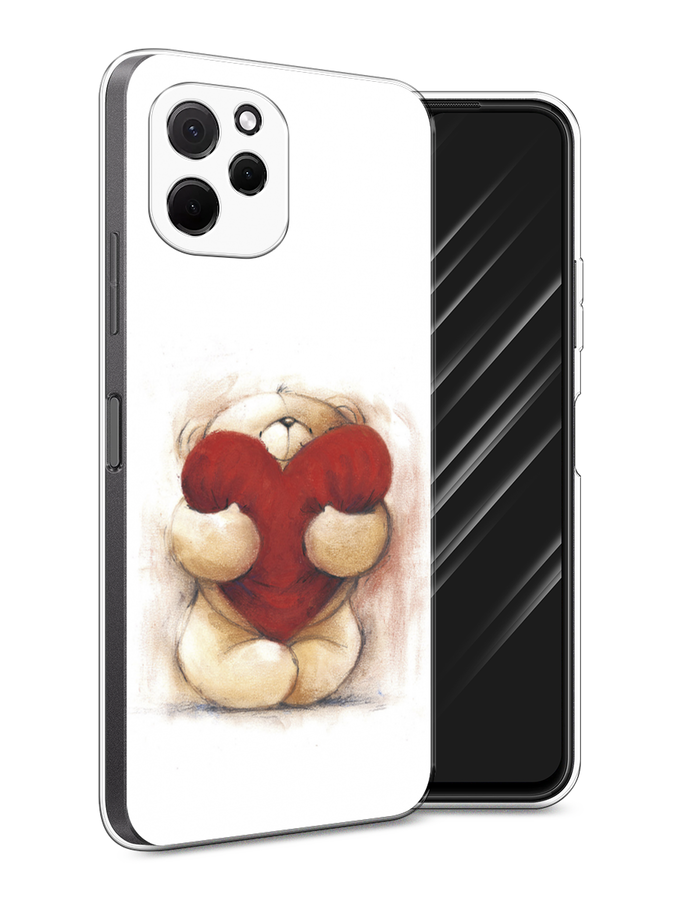 

Чехол Awog на HuaweI Nova Y61 "Красные губы", Черный;бежевый;красный, 6120050-7
