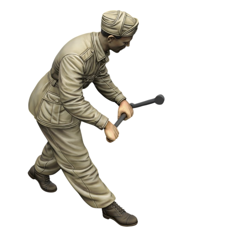 

RM811 Italian infantry cranking up 1/35