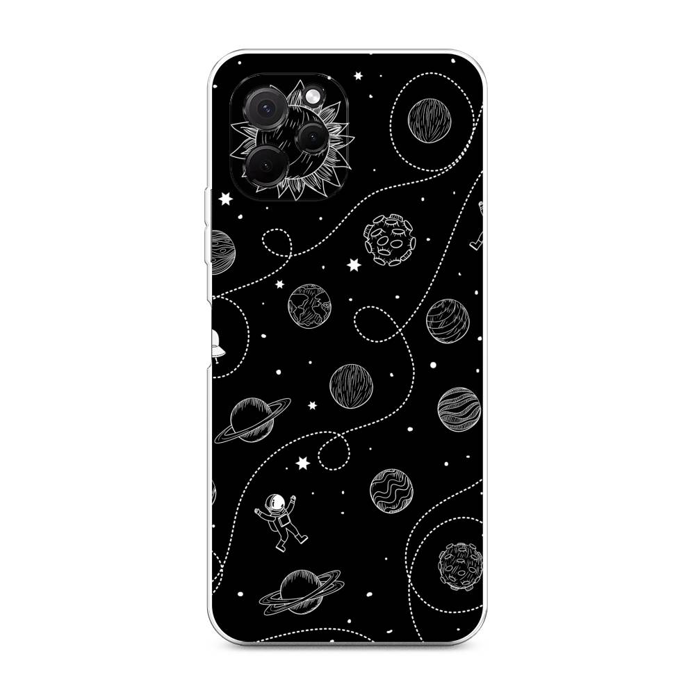 

Чехол Awog на HuaweI Nova Y61 "В невесомости", Бежевый, 6120050-4