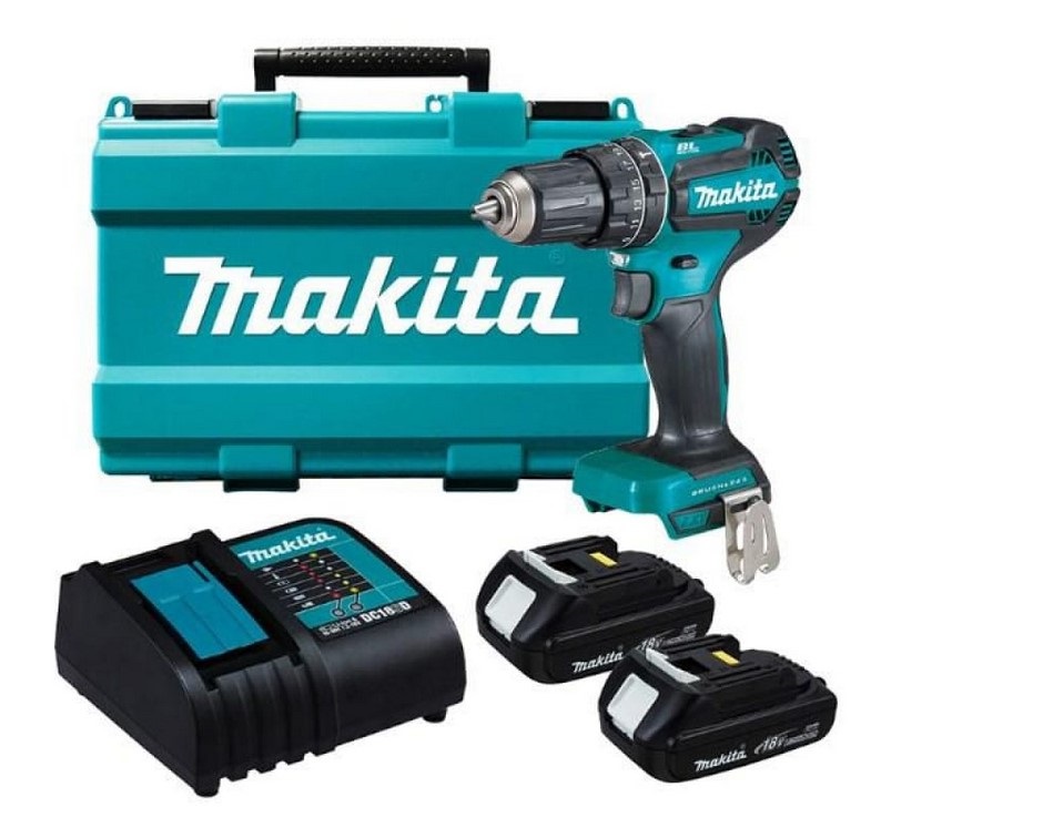 фото Аккумуляторная ударная дрель-шуруповерт makita dhp485sye