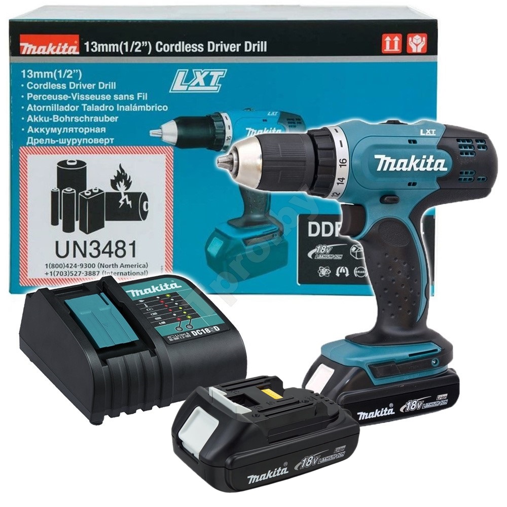 Акк. безударная дрель-шуруповерт Makita DDF453SYX5