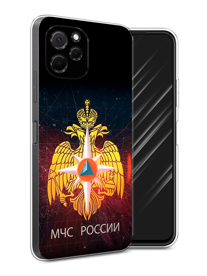 

Чехол Awog на HuaweI Nova Y61 "Mona Lisa sucking lollipop", Серый, 6120050-9
