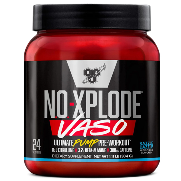 Предтренировочный комплекс BSN N.O. Xplode VASO, фруктовое вино, 24 порции