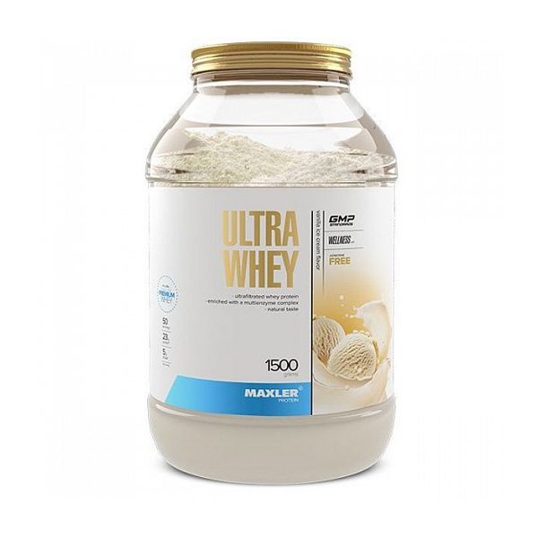 Протеин сывороточный MAXLER Ultra Whey, ваниль, 1500 г