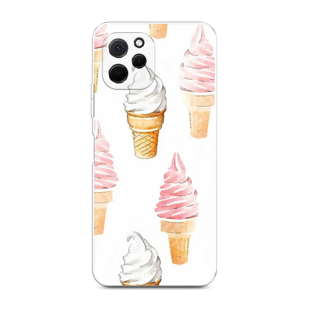 

Чехол Awog на HuaweI Nova Y61 "Нарисованное мороженое", Белый;розовый, 6120050-10