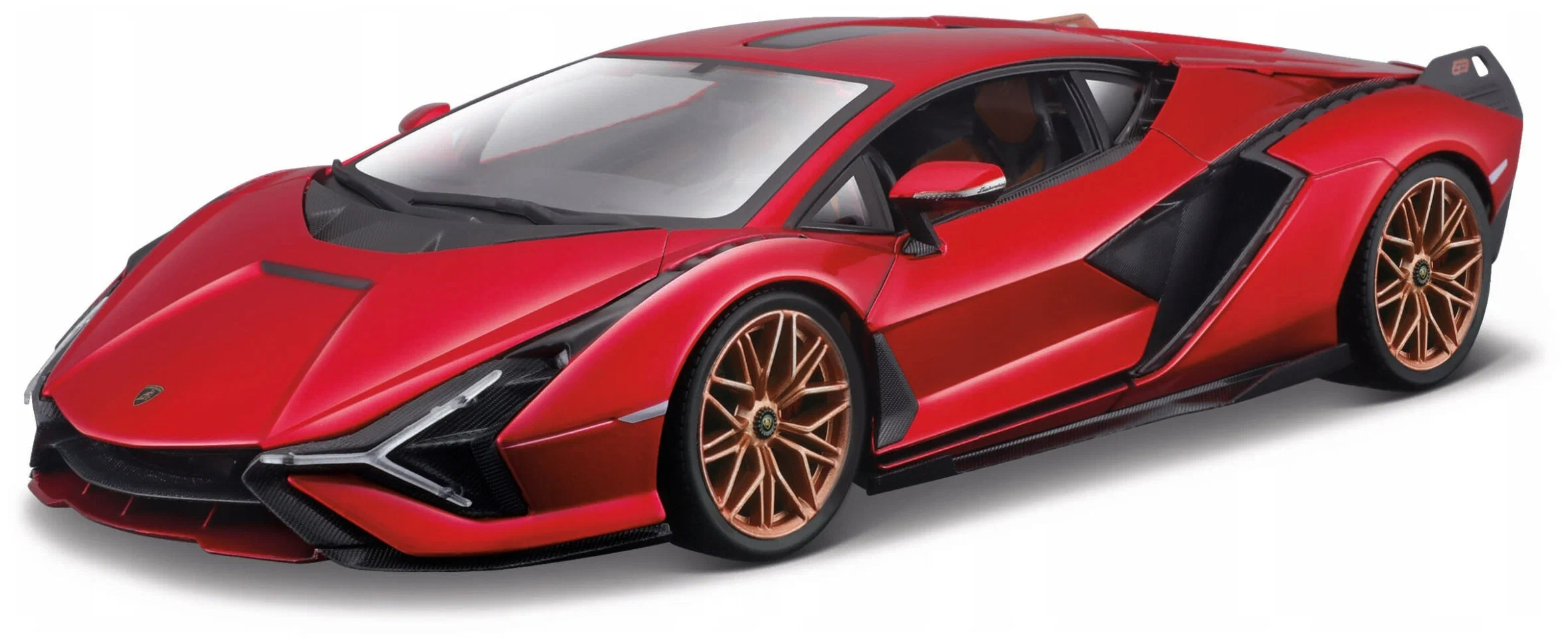 Машинка Bburago металлическая Lamborghini Sian FKP 37, 1:24, красная 18-21099 игровой набор bburago city pharmacy 1 43 18 31511