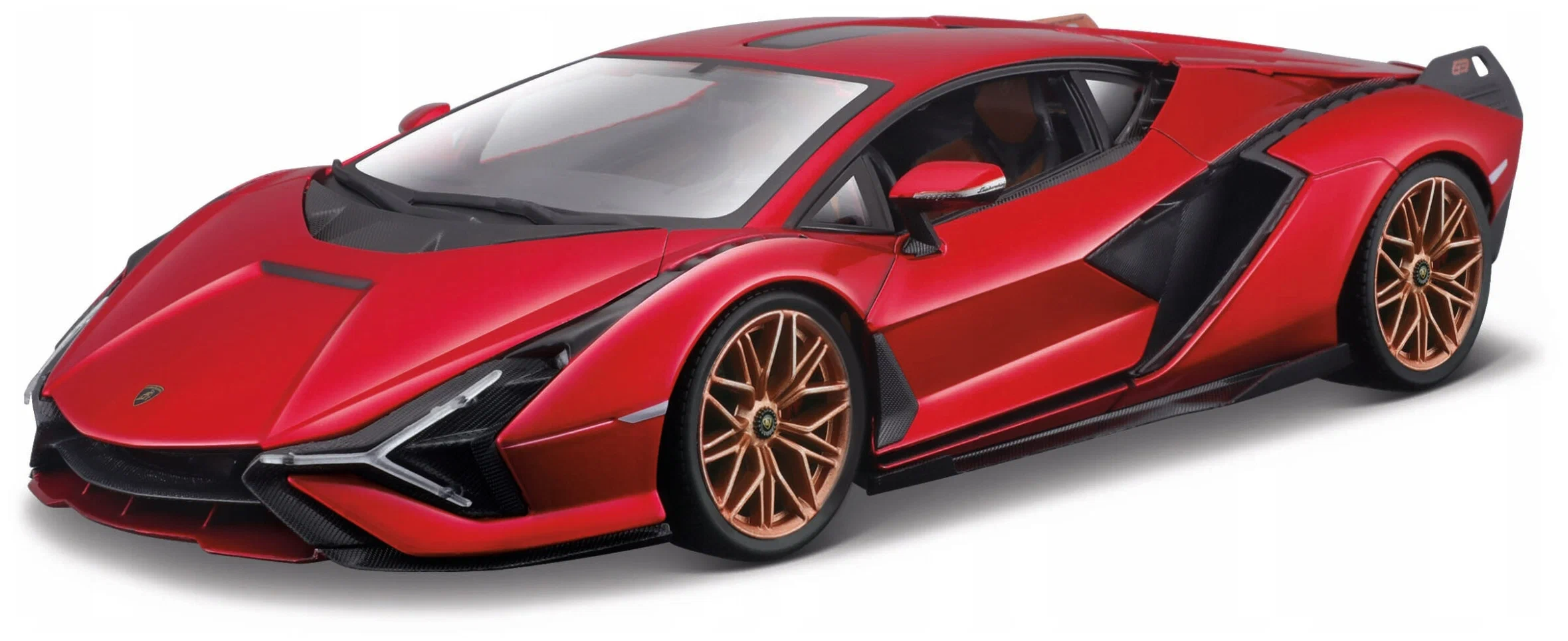 Машинка Bburago металлическая Lamborghini Sian FKP 37, 1:24, красная 18-21099 машинка металл серия hot trucks