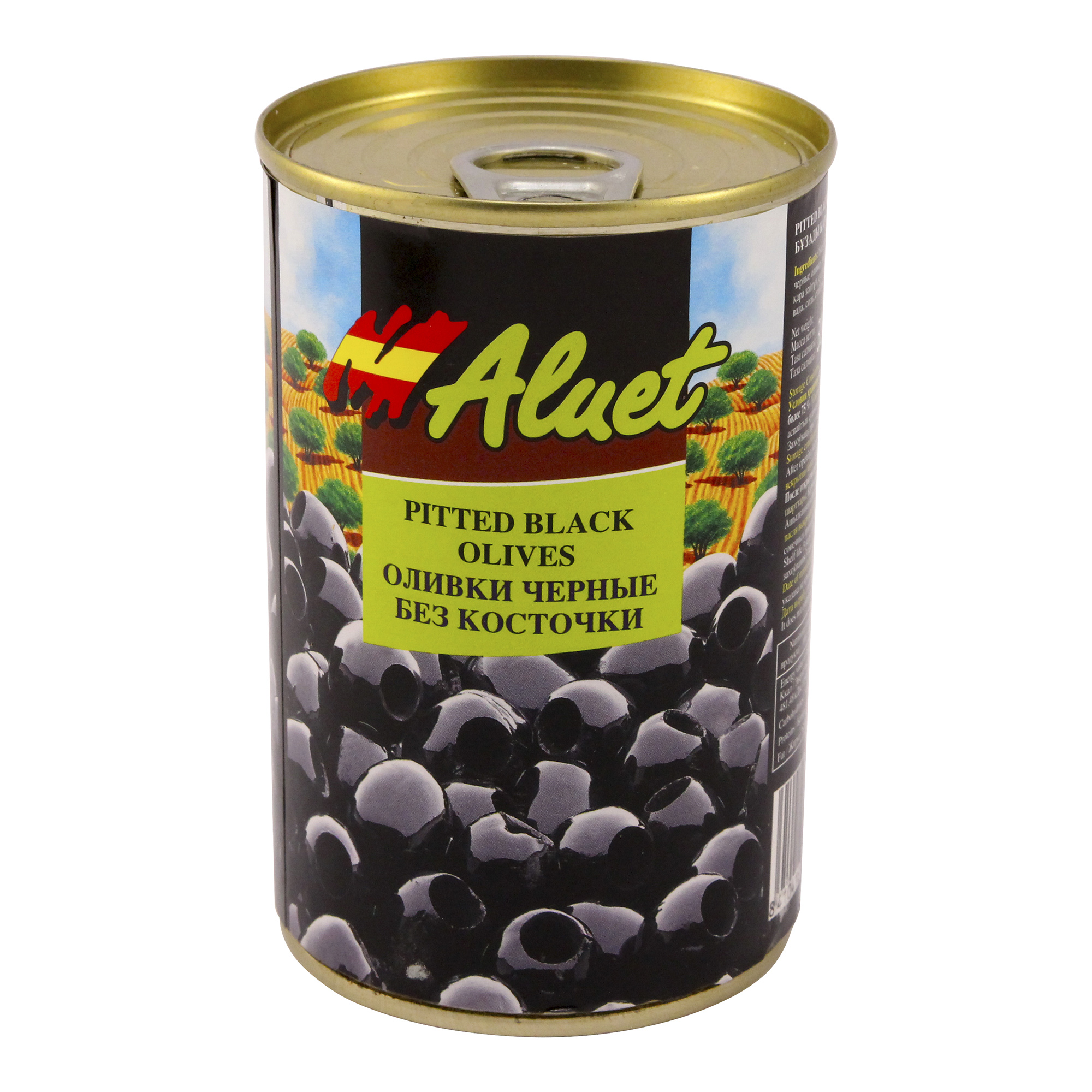 

Оливки Aluet черные без косточек 300 г