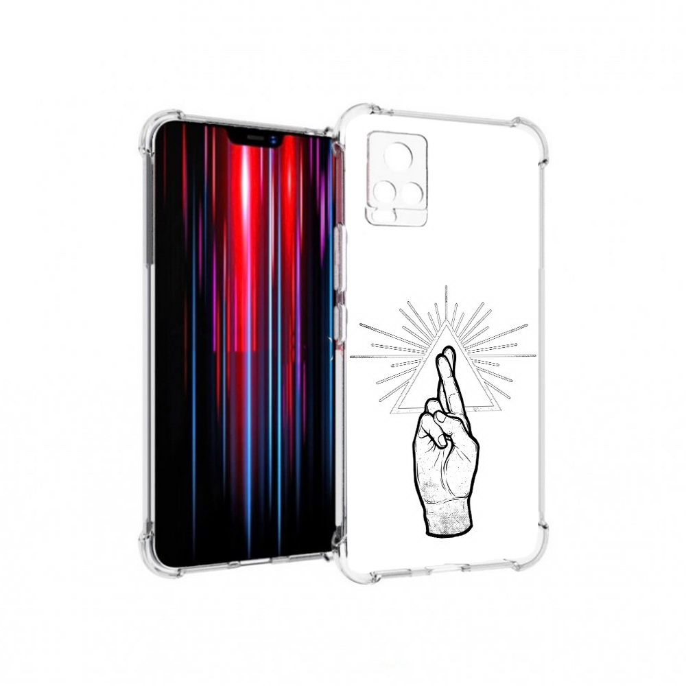 

Чехол MyPads Tocco для Vivo V20 PRO черно белая рука (PT226964.386.681), Прозрачный, Tocco
