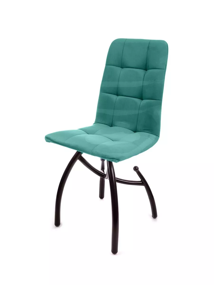 

Стул M-GROUP Леон Шарики , чёрные ножки изумрудный, Леон шарики