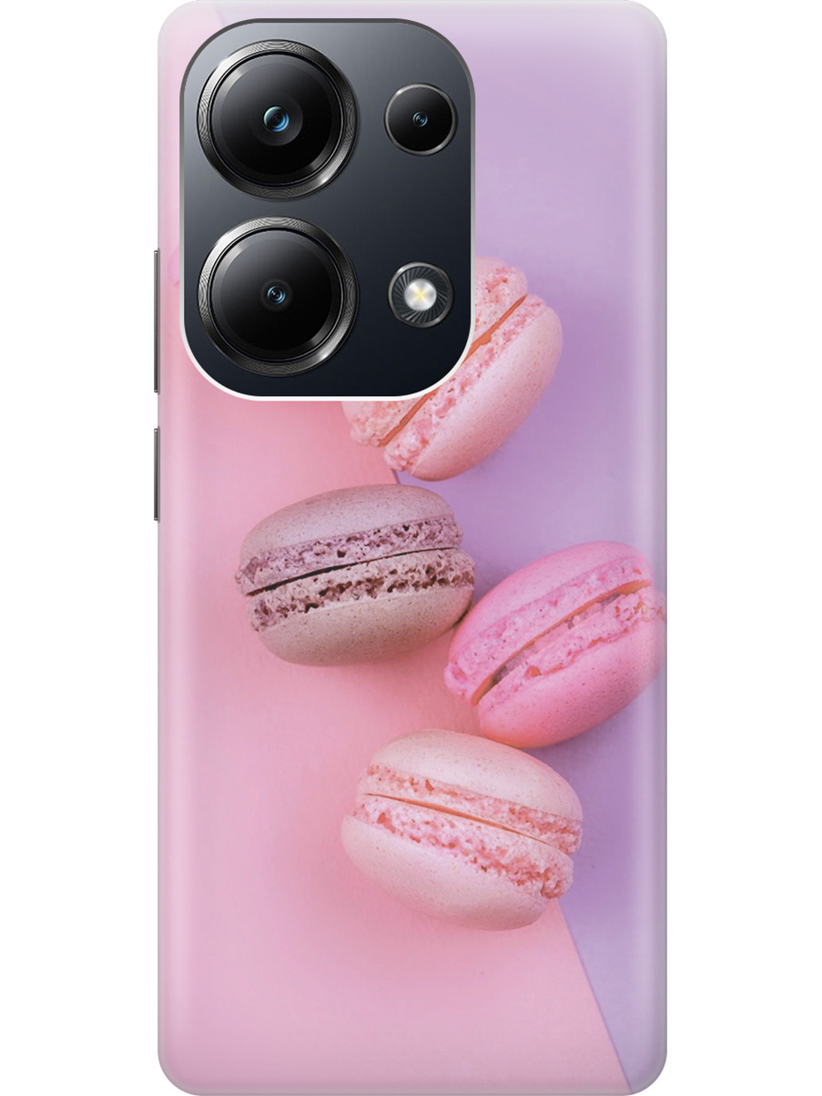 

Чехол на Xiaomi Redmi Note 13 Pro 4G / Poco M6 Pro 4G "Розовые макаруны", Розовый;фиолетовый, 20012096