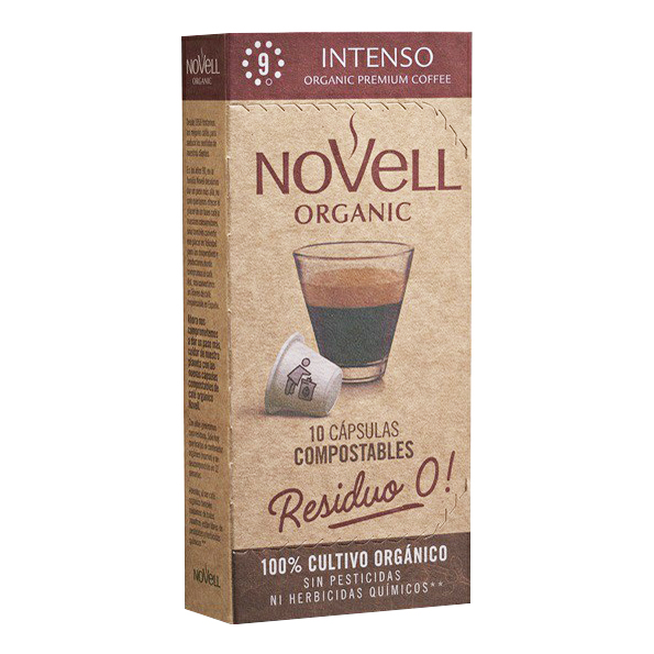 

Кофе Novell Intenso Organic для кофемашин в капсулах 53 г 10 шт