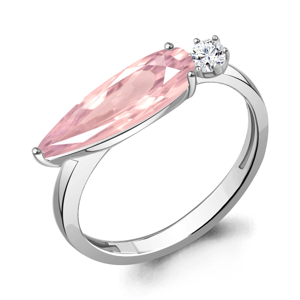 

Кольцо из серебра р. 16 AQUAMARINE 6930490А_925_р, 6930490А_925_р