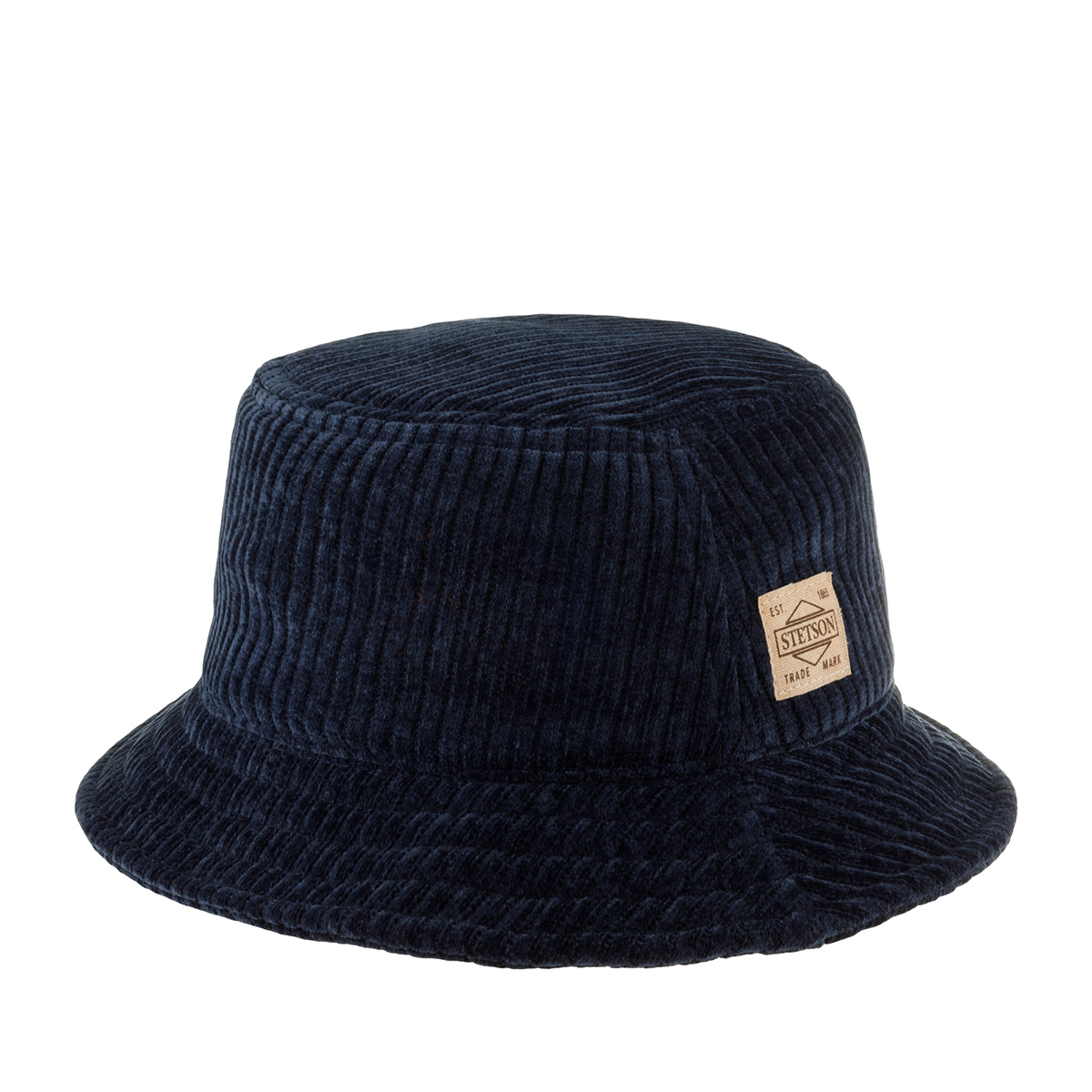 Панама унисекс Stetson 1895104 BUCKET CORDUROY JERSEY темно-синяя, р.55