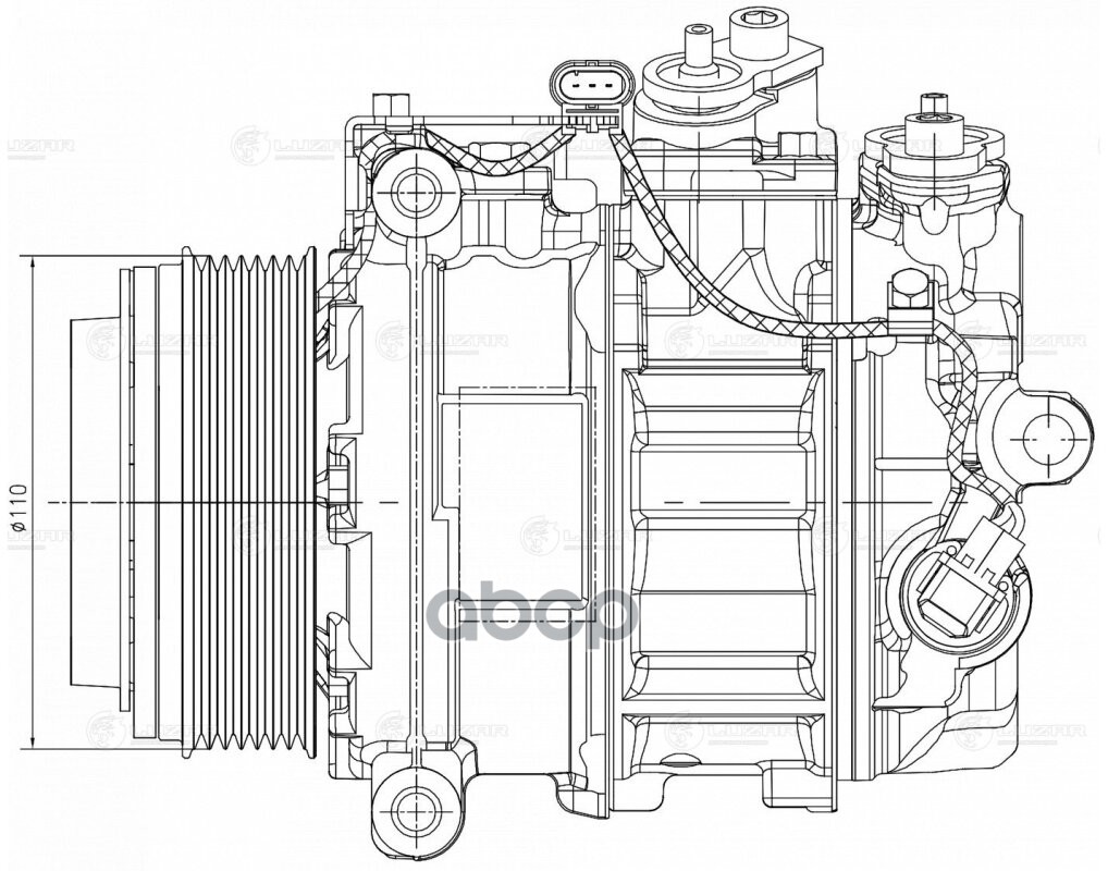 

Компрессор Кондиционера LUZAR арт. LCAC1551