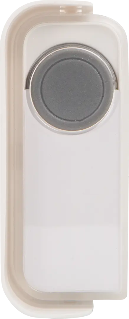 Кнопка для дверного звонка беспроводная Lexman цвет белый кнопка для звонка одноклавишная livolo vl c7 k1h 12
