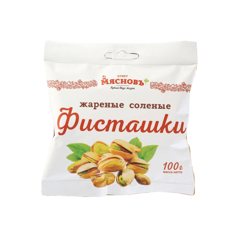 

Фисташки МясновЪ БУФЕТ жареные соленые 100 г