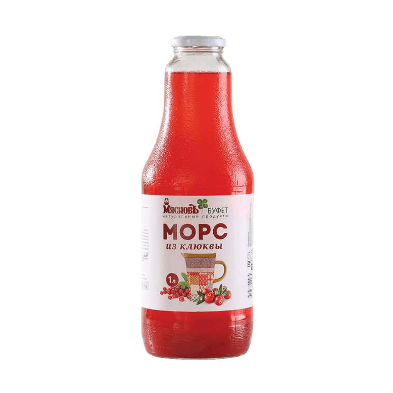 

Морс МясновЪ БУФЕТ клюквенный 1 л