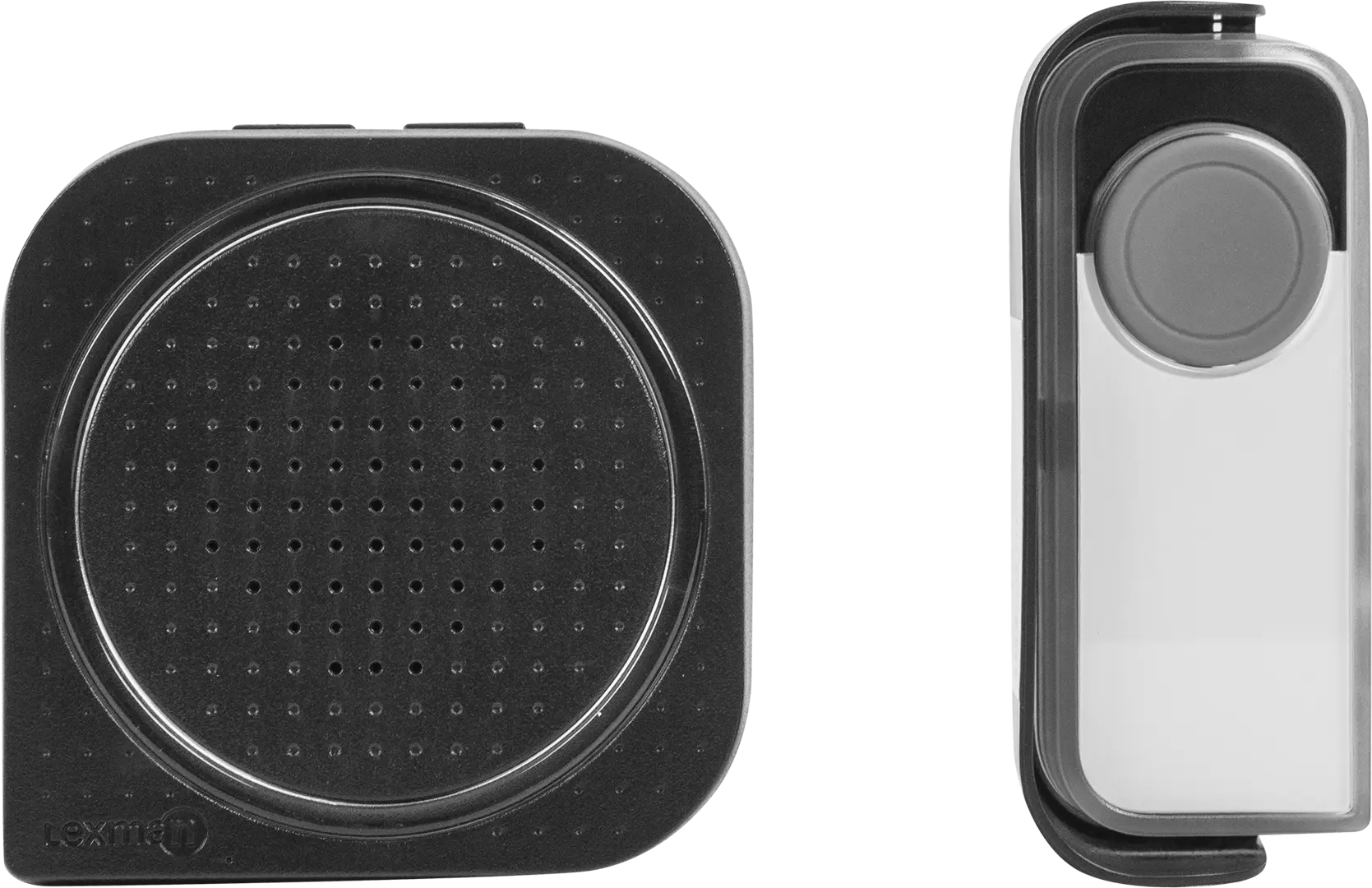 Дверной звонок беспроводной Lexman D05 7 мелодий цвет черный портмоне на кнопке для купюр для карт для монет цвет черный