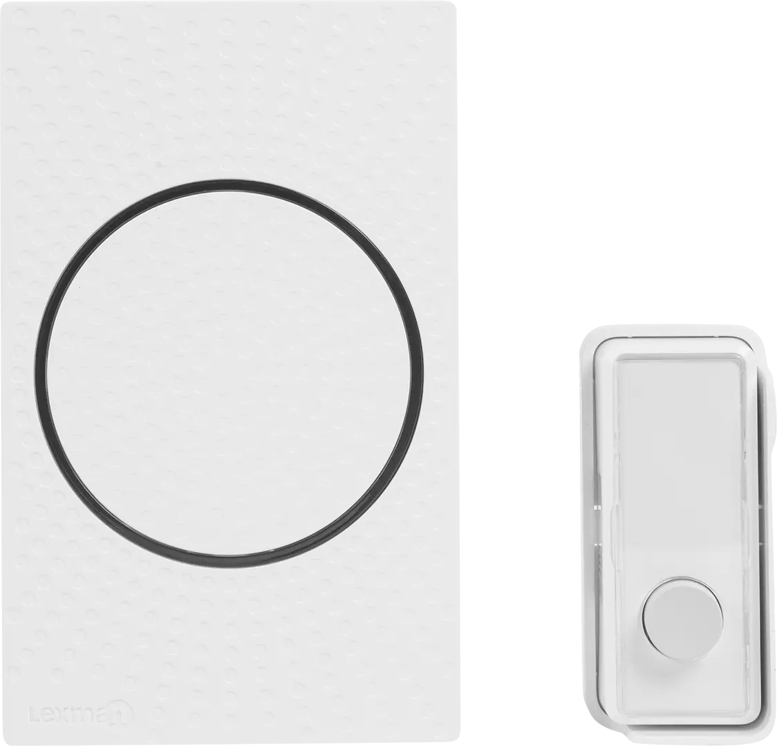 Дверной звонок проводной Lexman D08 7 мелодий цвет белый дверной звонок беспроводной lexman d02 7 мелодий цвет белый