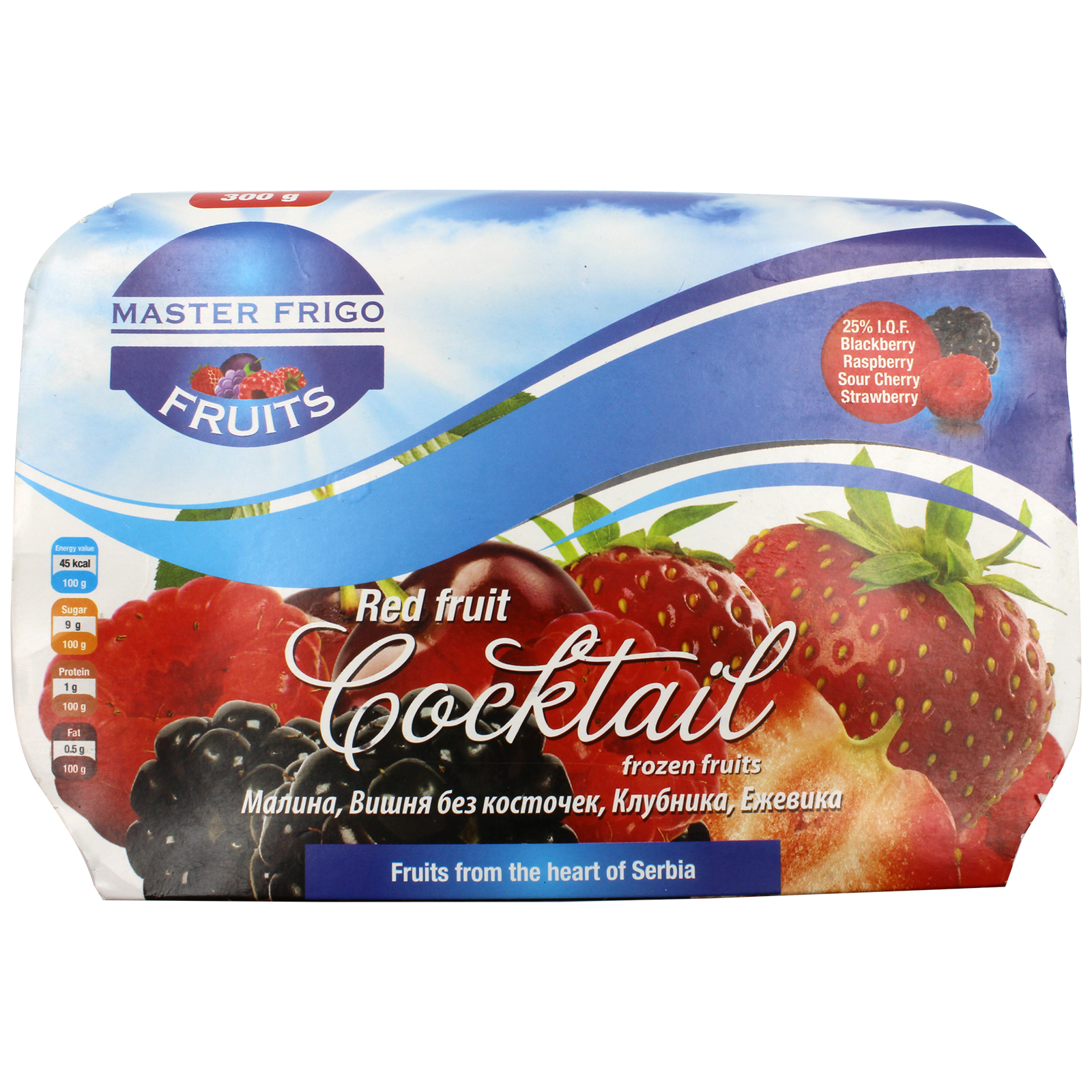 

Смесь ягодная Master Frigo Red Fruit Coctail свежезамороженная 300 г