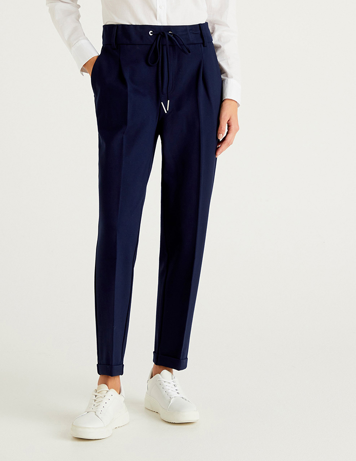 

Брюки женские United Colors of Benetton 21A_4DI4DF00J синие XL
