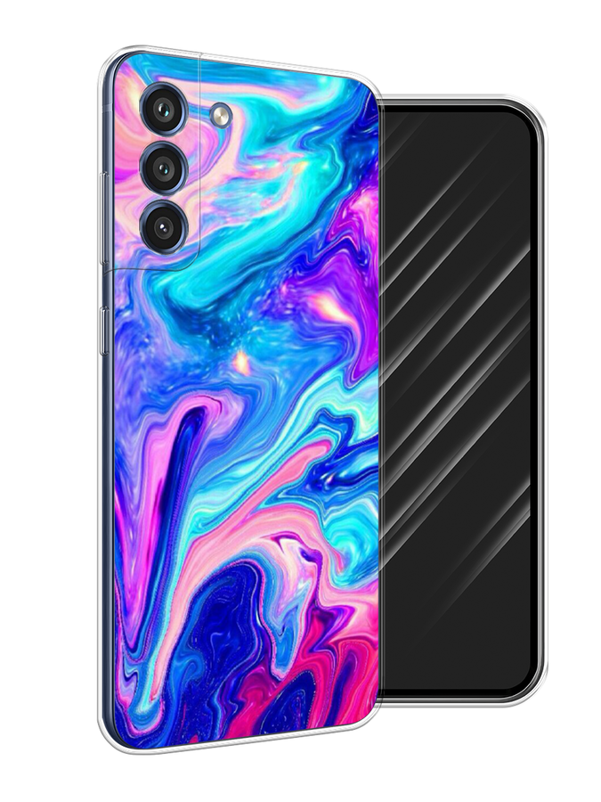 

Чехол Awog на Samsung Galaxy S21 FE 5G / Самсунг S21 FE 5G "Потеки краски", Розовый, 2103050-10