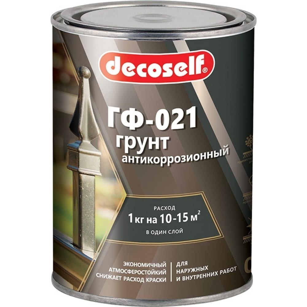 фото Грунт пуфас гф-021 серая decoself 0,9кг тов-200078