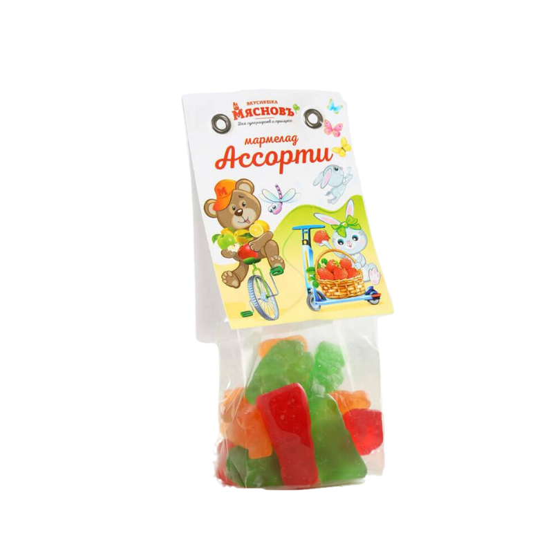 

Мармелад МясновЪ ВКУСНЯШКА Ассорти 100 г