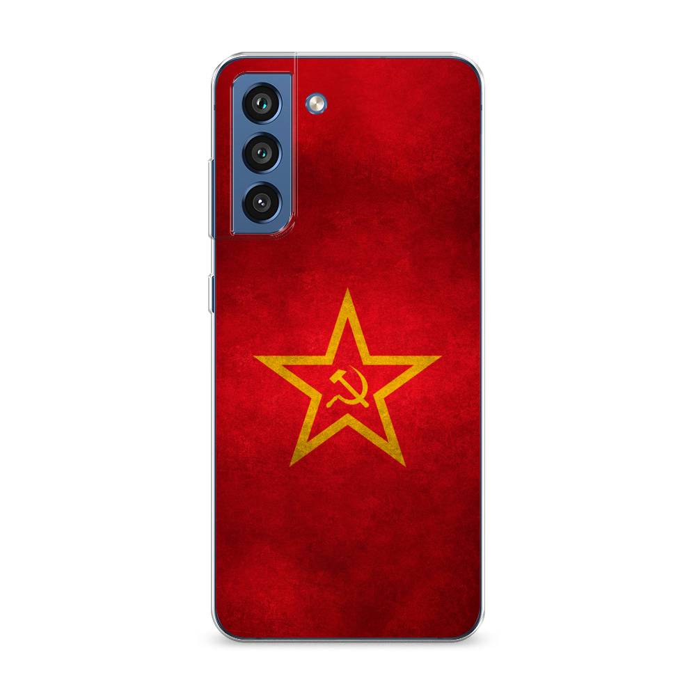фото Чехол awog "красное знамя" для samsung galaxy s21 fe 5g
