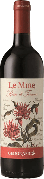 Вино Le Mire Rosso Toscana Geografico, 750 мл