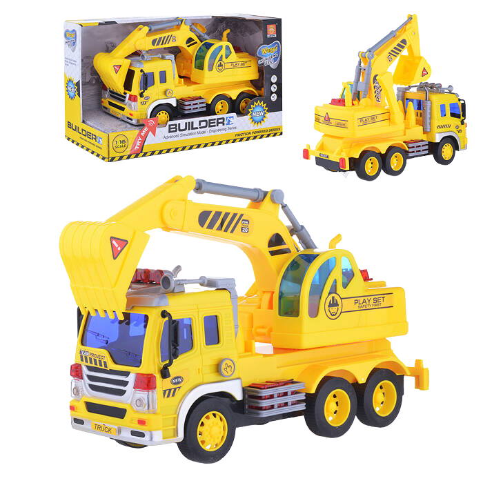 

Машина WY303S Спецтехника на батарейках, в коробке 1:16