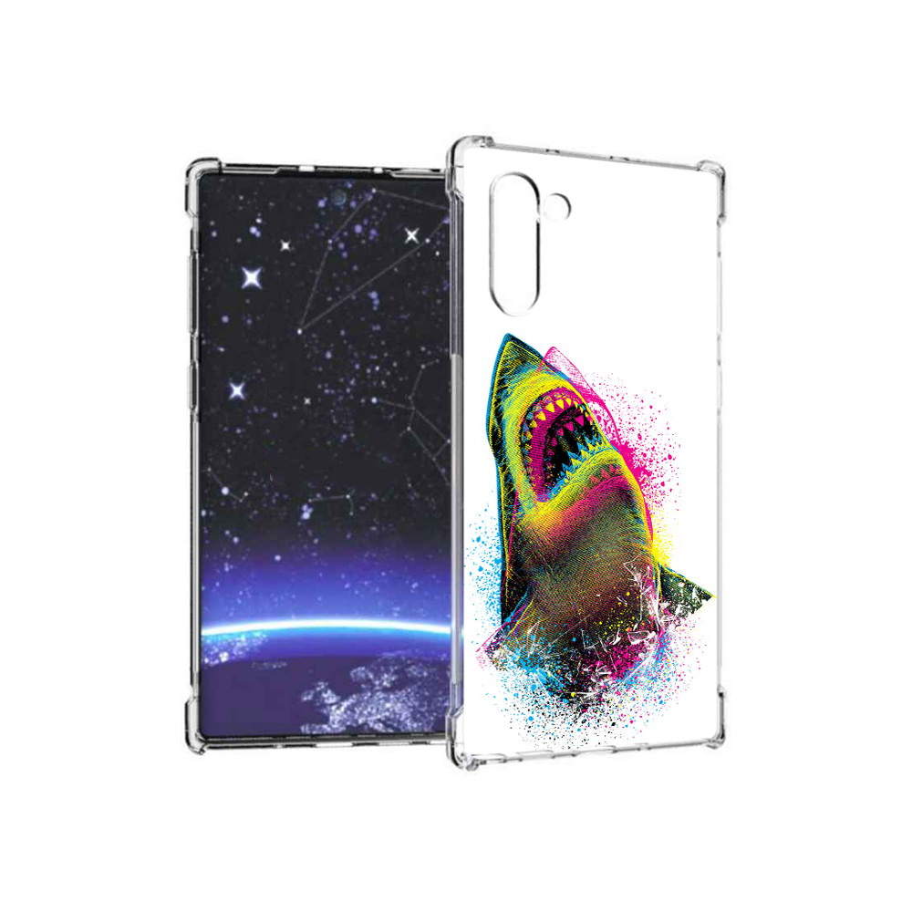 

Чехол MyPads Tocco для Samsung Galaxy Note 10 челюсти-2 (PT135782.511.674), Прозрачный, Tocco