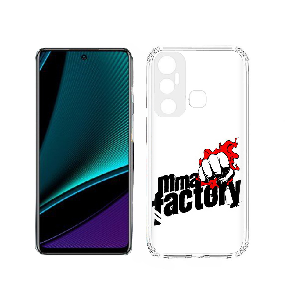 

Чехол MyPads Tocco для Infinix Hot 11s Единоборства ММА, Прозрачный, Tocco