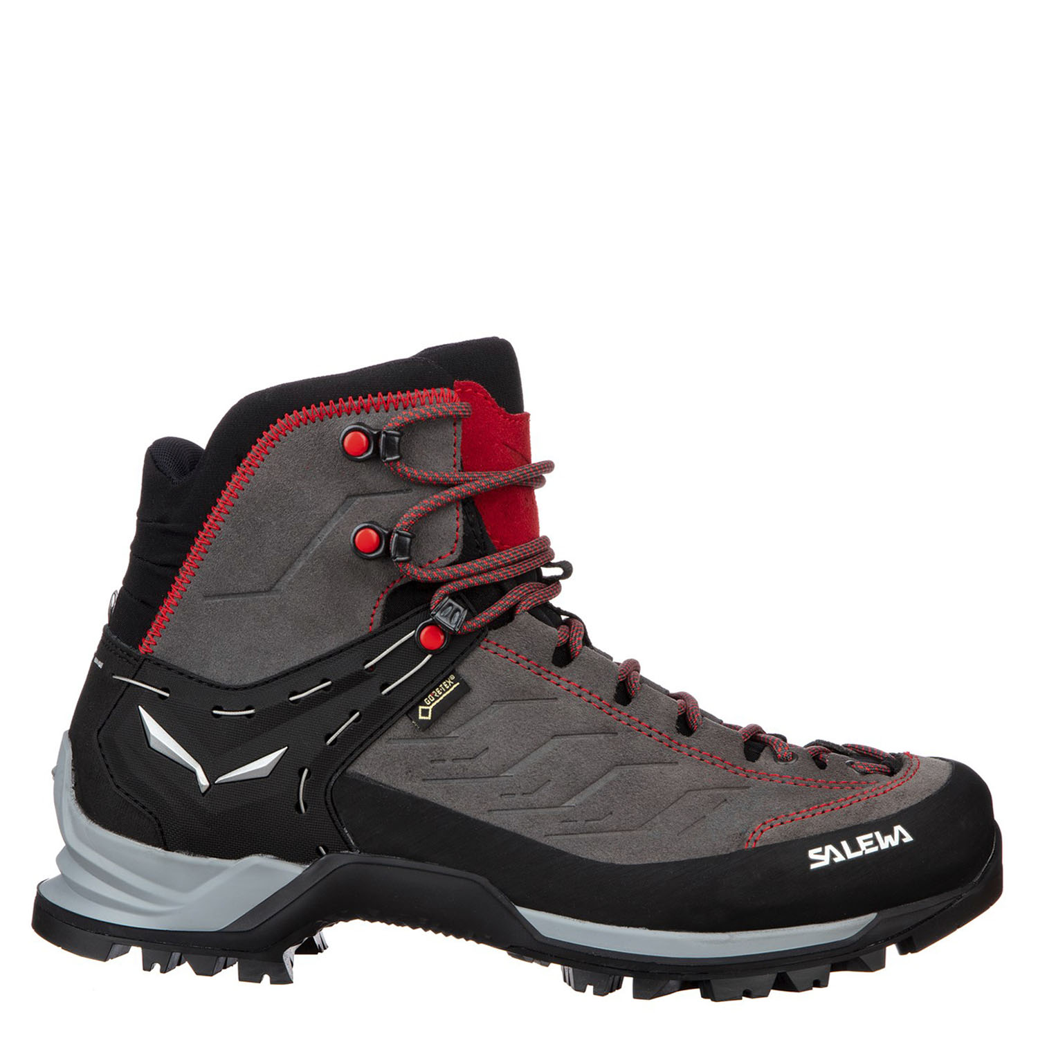 Треккинговые Ботинки Salewa Ms Mtn Trainer Mid Gtx Charcoal/Papavero (Uk:9) 2024-25