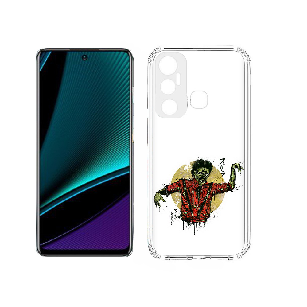 

Чехол MyPads Tocco для Infinix Hot 11s Зомби, Прозрачный, Tocco